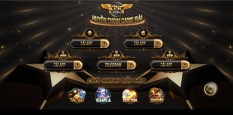 Cách tải app Kingfun